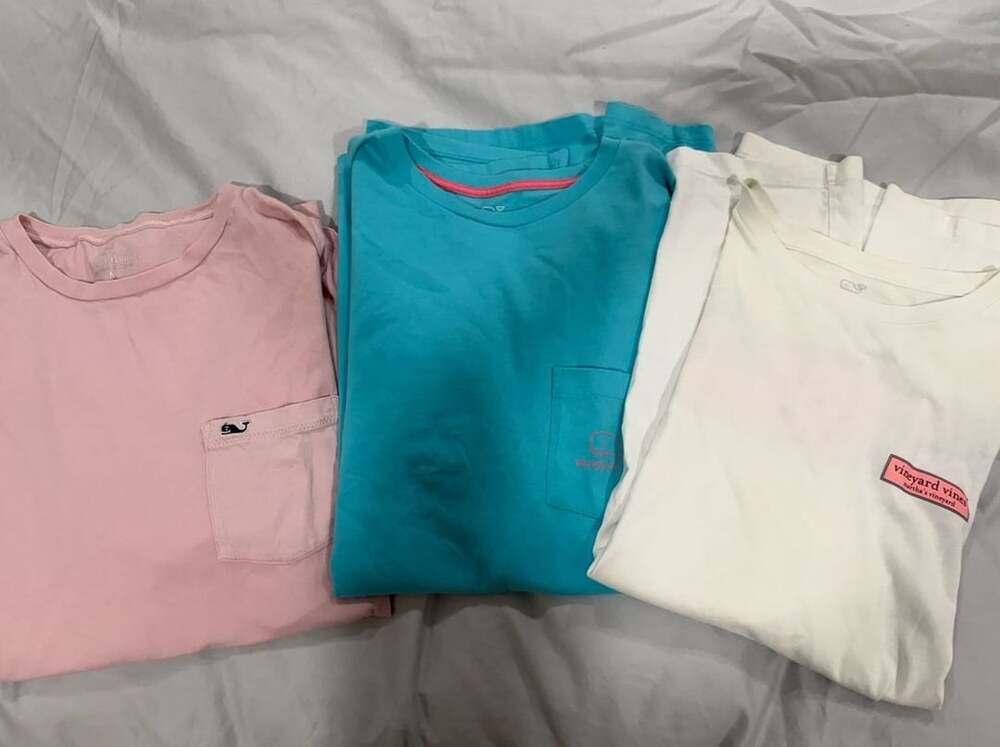 Vineyard Vines Short Sleeve Pocket T-Shirt Bundle of 3